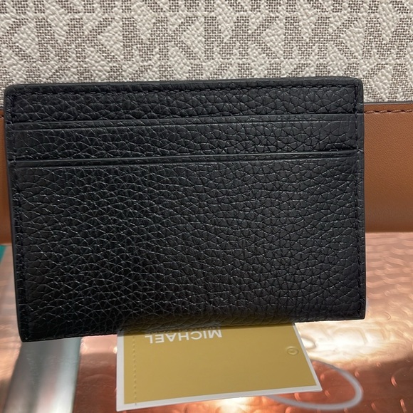 MICHAEL KORS
Reed Large Pebbled Leather Card Holder Case Wallet 
Black 
NWT - Picture 16 of 16